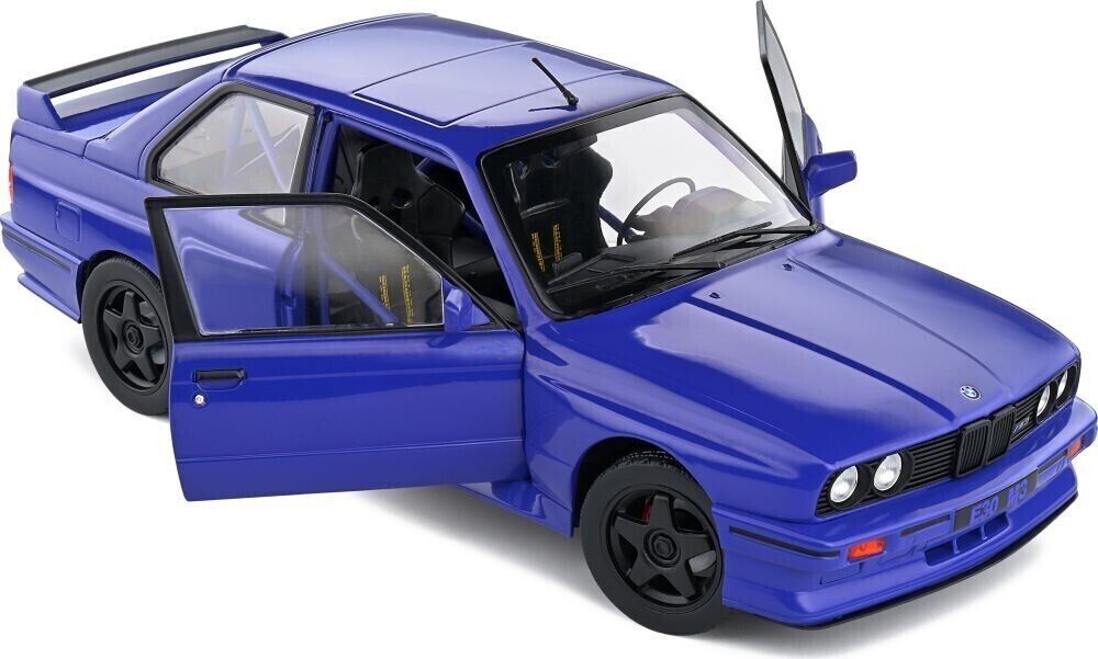 Solido 1:18 Diecast Model Car - 1801516 1990 BMW E30 M3 Streetfighter, Blue