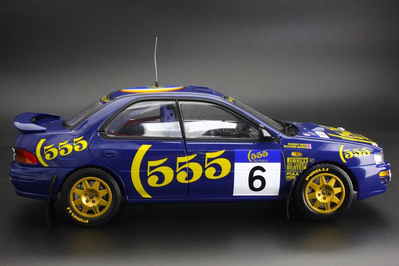 Sunstar 1:18 - Subaru Impreza 555 #6 R. Burns / R.Reid - 2nd 555 Hong Kong Beijing Rally 1994