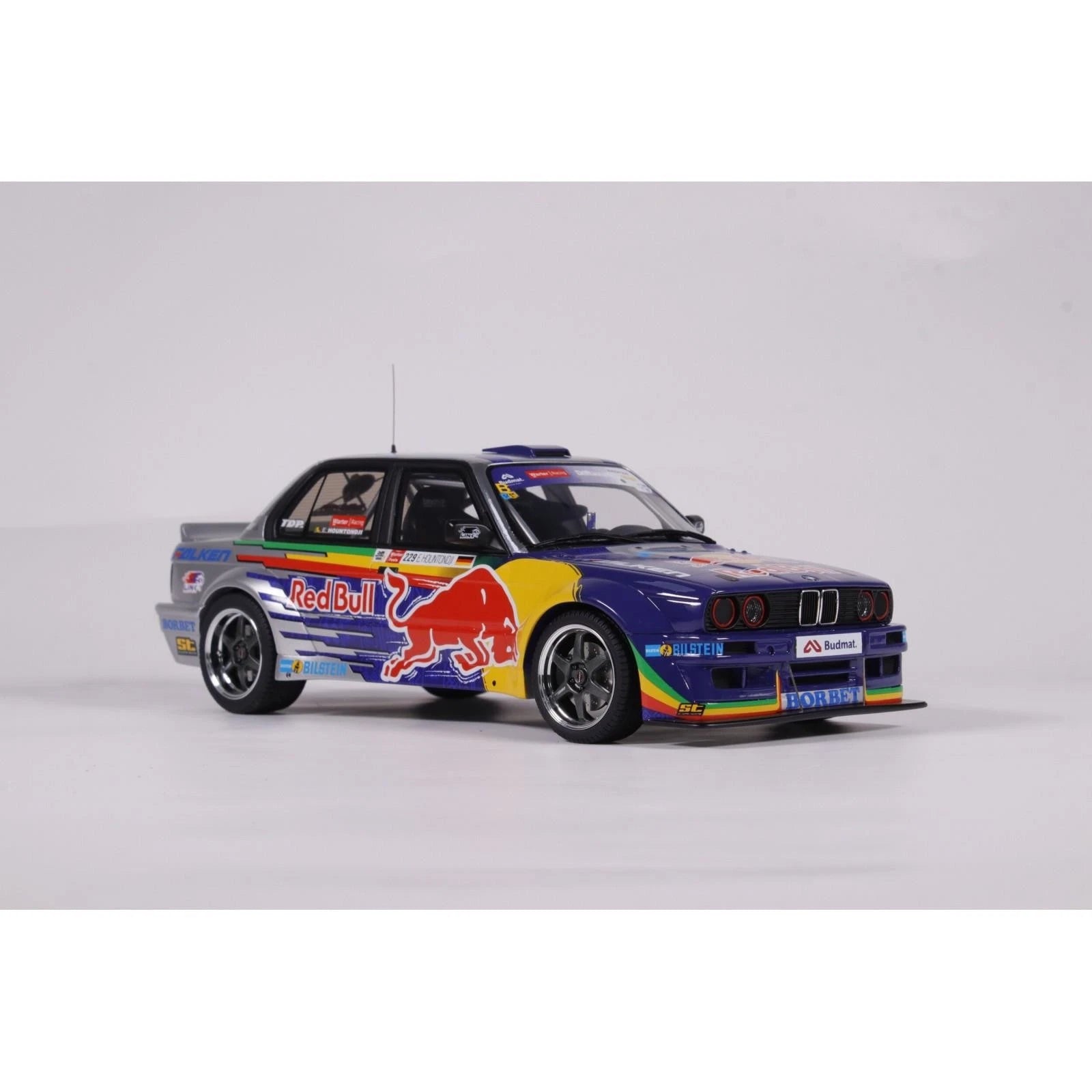 OTTO 1:18 Scale Resin Model Car - 2023 E30 V8 Drift, Blue/Silver - OT486