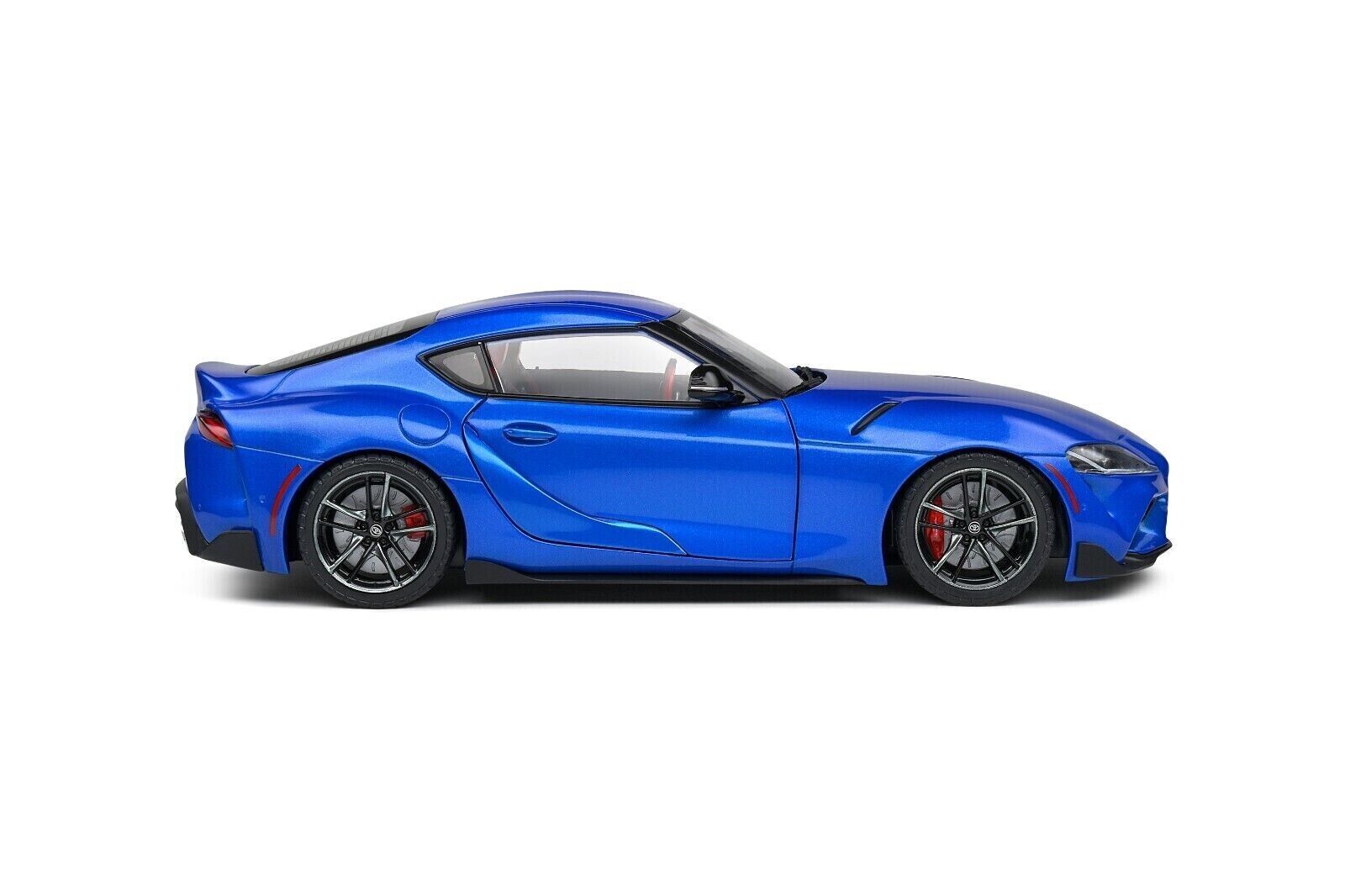 SOLIDO 1:18 Scale Diecast Model, 2021 Toyota GR Supra in Horizon Blue Metallic
