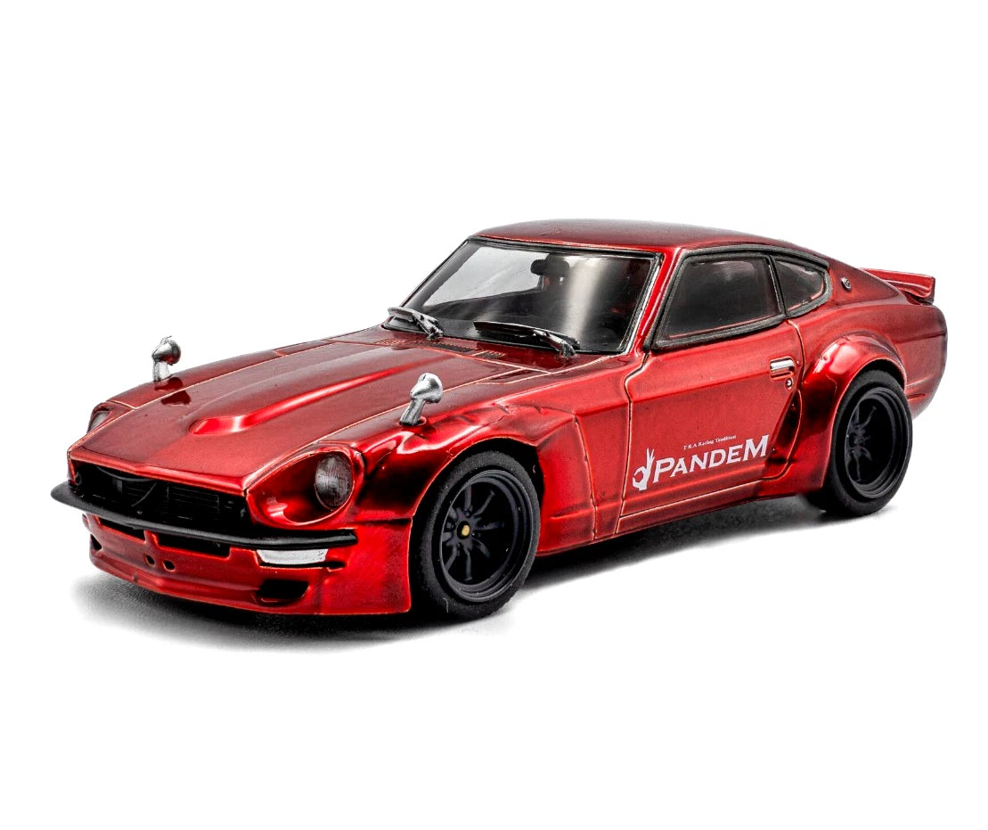 SOLIDO 1:43 Scale - 1973 Datsun Pandem 240Z Rocket Bunny, Mirror Red - S4316302
