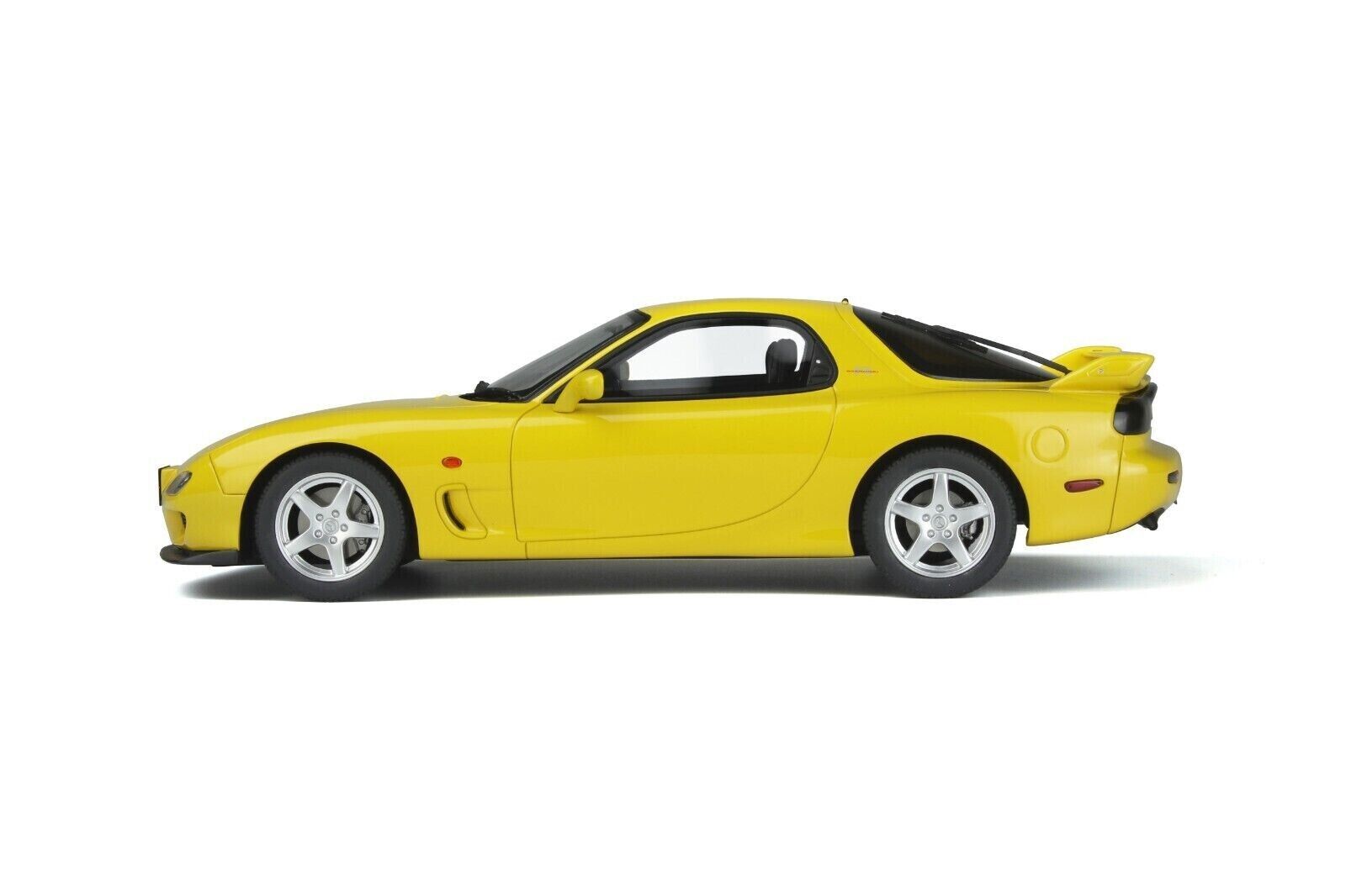 OTTO 1:18 Scale Resin Model Car - 1999 Mazda RX7 - FR Type R Bathurst R Yellow (OT397)