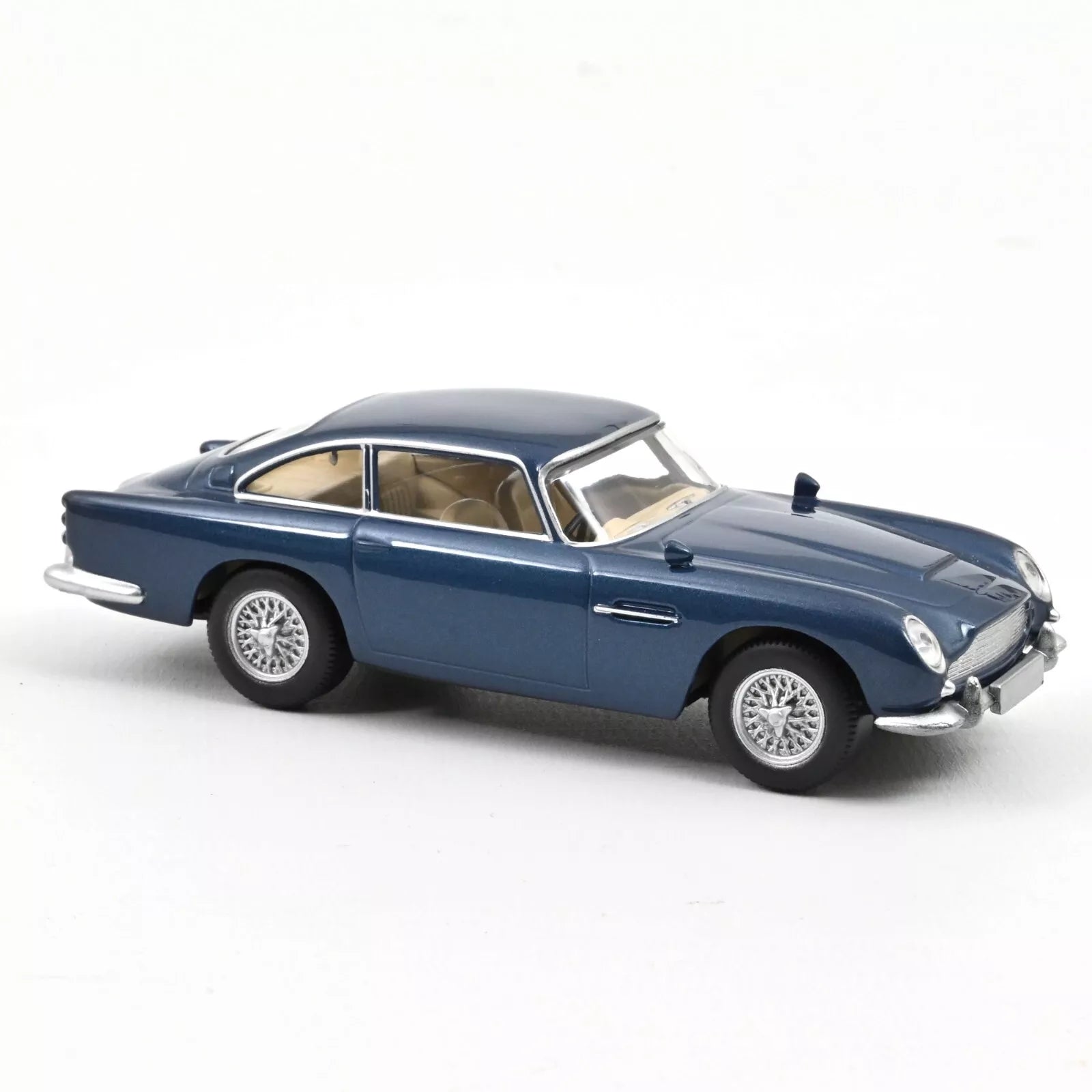 NoRev 1:43 Scale Diecast, 1963 Aston Martin DB5, Sierra Blue - 270505