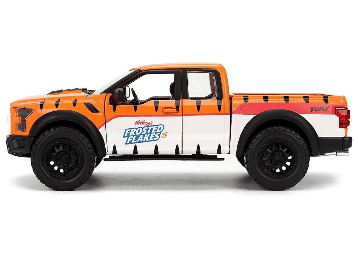 Jada 1:24 Scale - 2017 FORD F-150 RAPTOR & TONY THE TIGER FIGURE "FROSTED FLAKES" - 35470