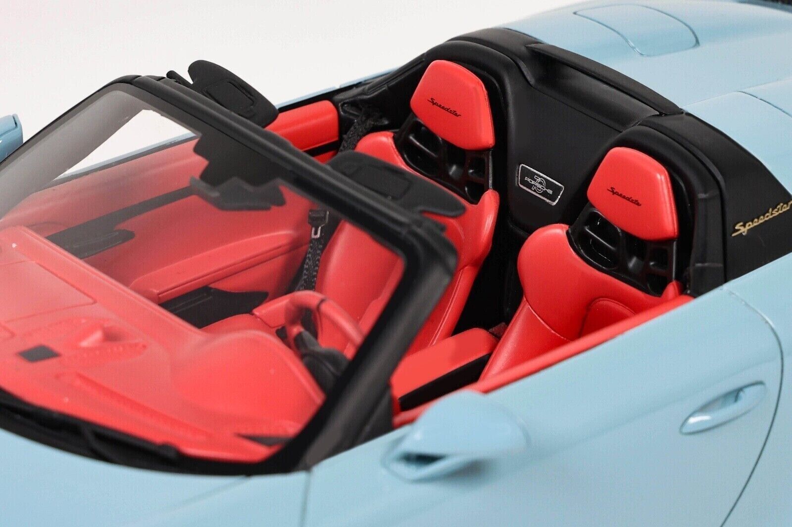 GT Spirit 1:18 Scale Resin Model Car Porsche 911 (911.2) Speedster Blue - GT408