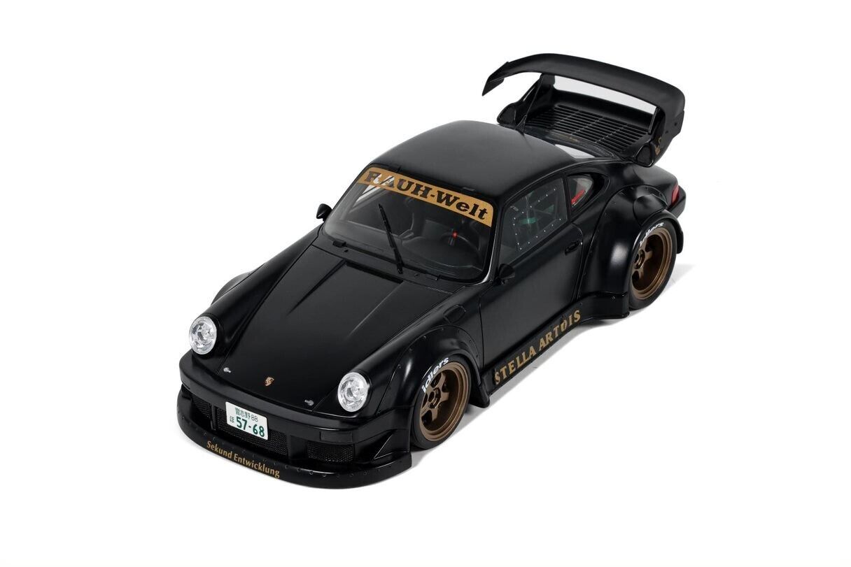 GT Spirit 1:18 Scale Resin Model Porsche 911 (964) RWB Body Kit Stella Artois - GT421
