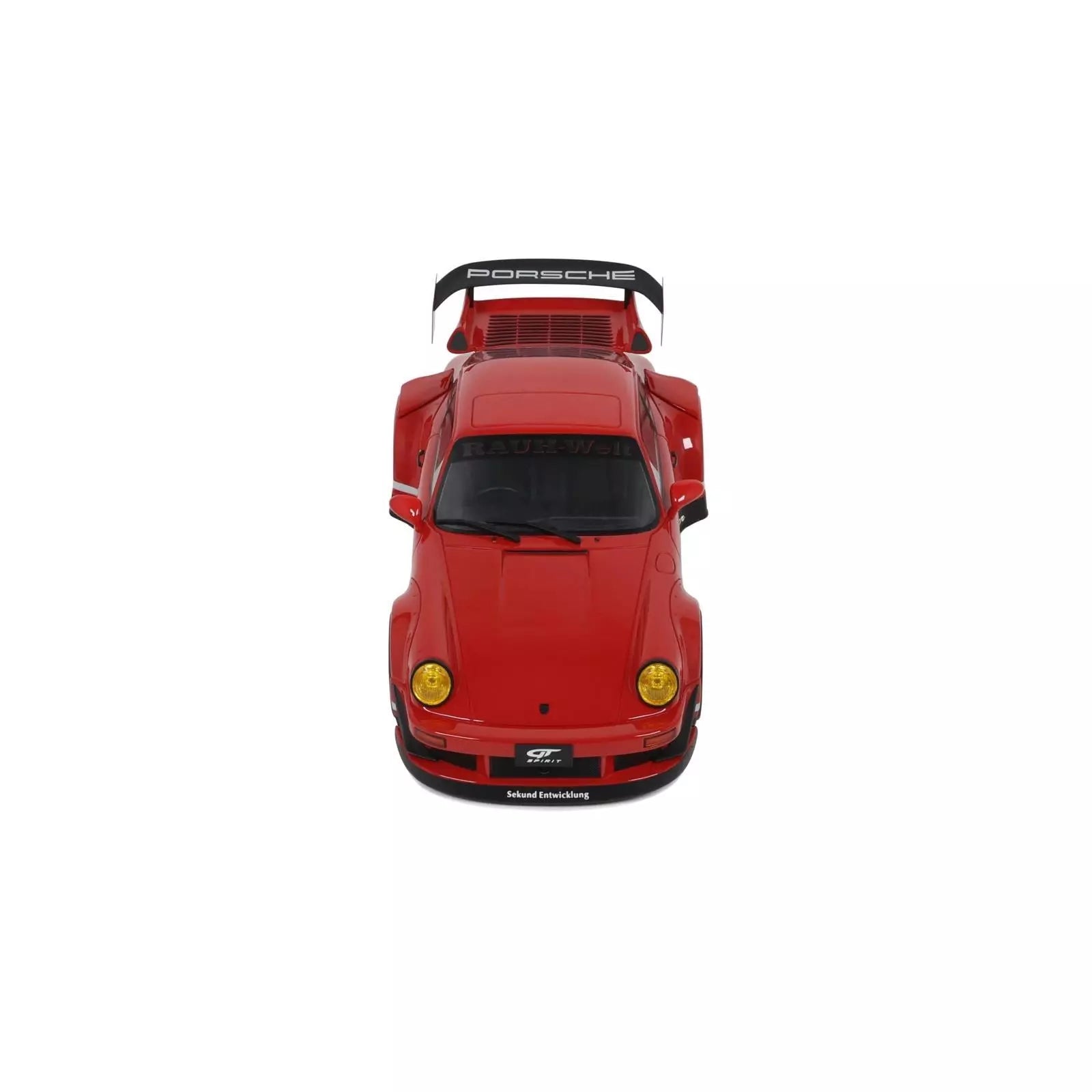 GT Spirit 1:18 Scale Resin Model - Porsche 911 (930) RWB Painkiller, Indian Red - GT449
