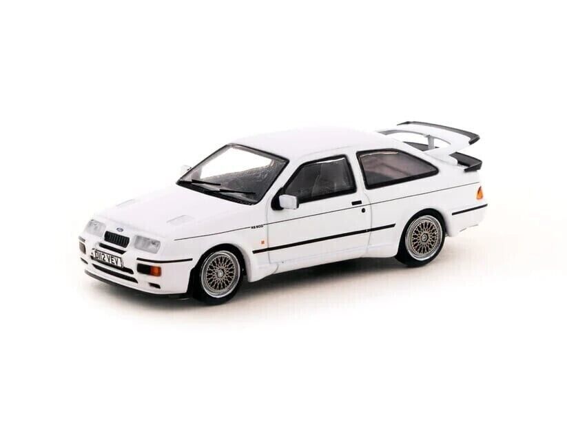 TARMAC WORKS 1:64 Scale Diecast Model Car FORD SIERRA RS500 COSWORTH - WHITE