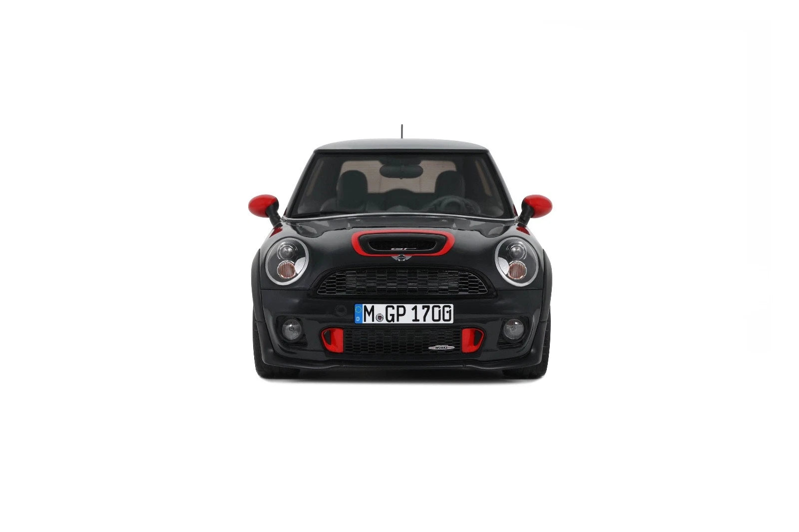 OTTO 1:18 Scale Resin - 2012 Mini Cooper JCW GP2 R56,Thunder Grey Metallic - OT497