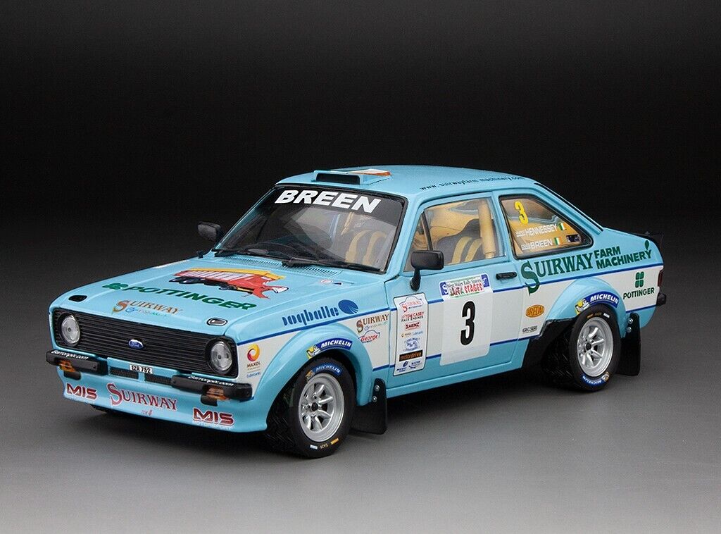 Sunstar 1:18 Ford Escort RS1800 – #3 C Breen/V.Hennessey Winner West Wales Rally