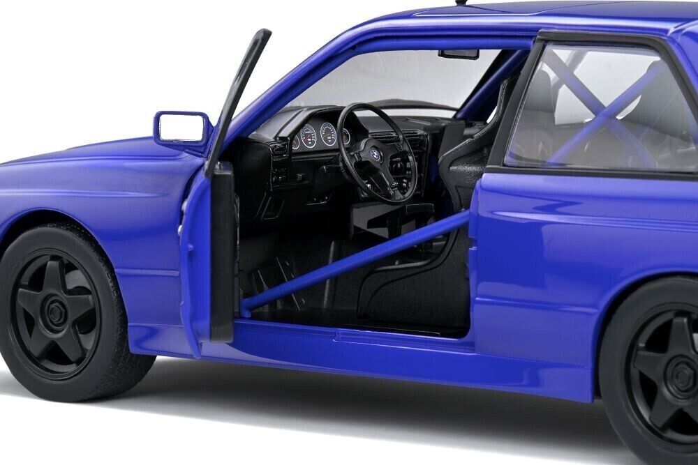 Solido 1:18 Diecast Model Car - 1801516 1990 BMW E30 M3 Streetfighter, Blue