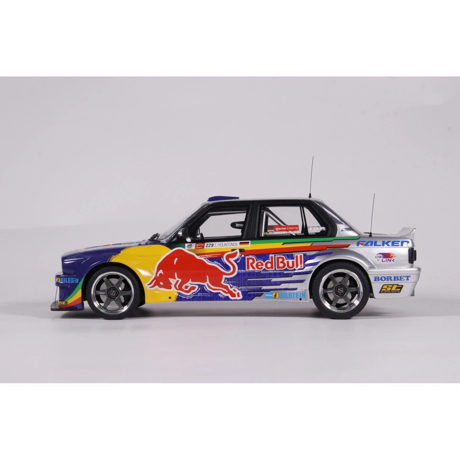 OTTO 1:18 Scale Resin Model Car - 2023 E30 V8 Drift, Blue/Silver - OT486