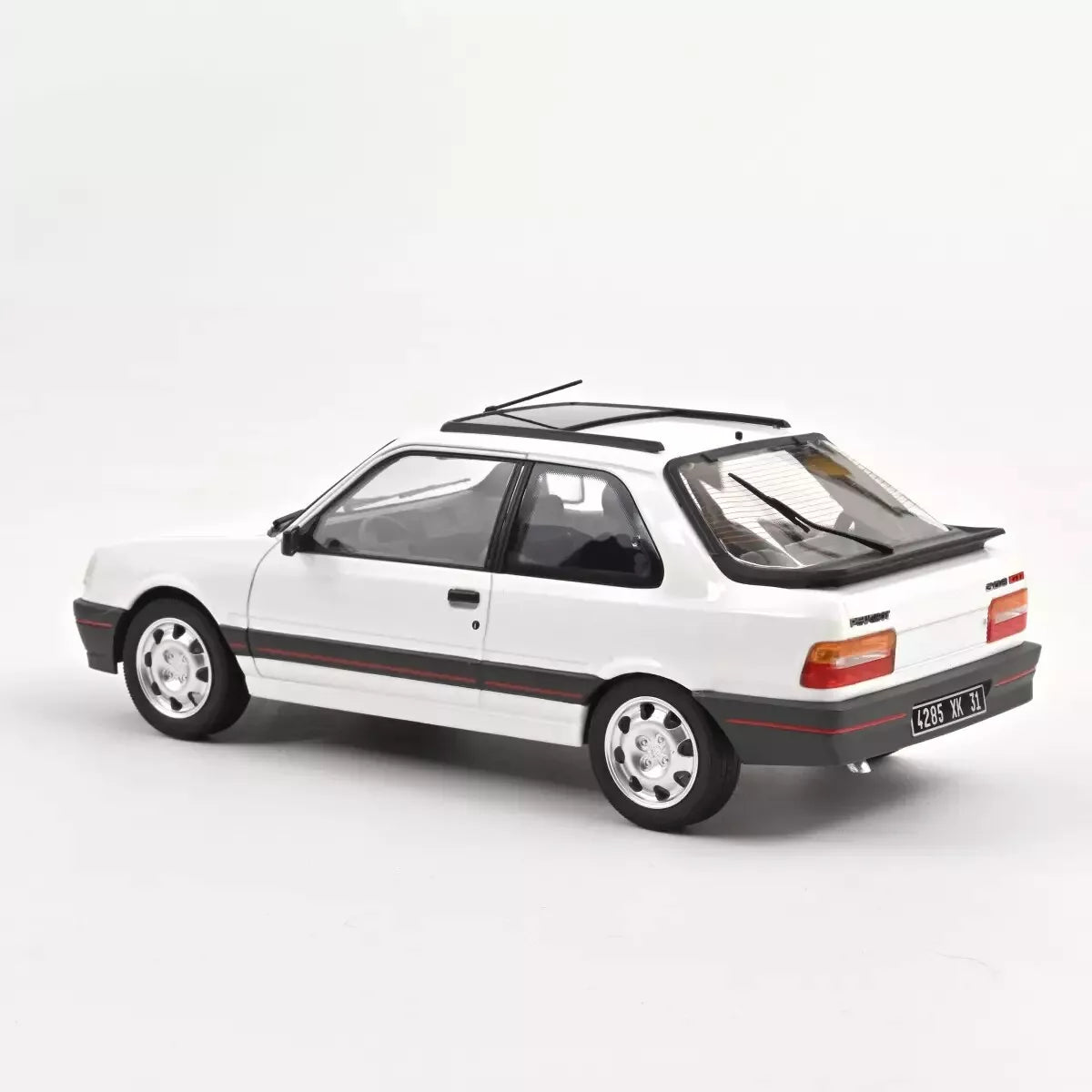 NoRev 1:18 Diecast Model Car, 1987 Peugeot 309 GTi LHD, Meije White - 184888