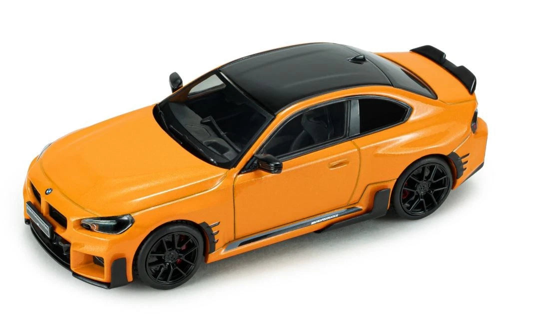 Solido 1:43 Diecast - 2024 BMW M2 M-Performance Parts (G87), Papaya Orange - S4314605
