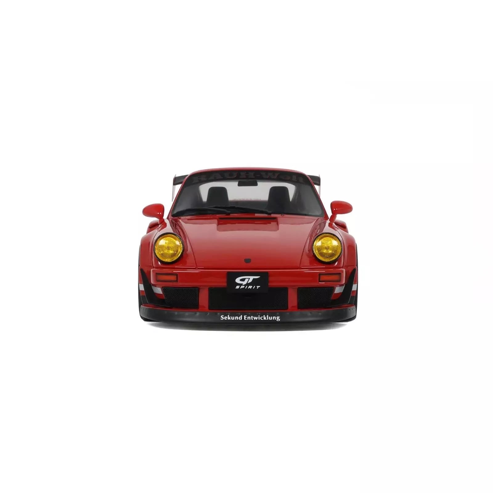 GT Spirit 1:18 Scale Resin Model - Porsche 911 (930) RWB Painkiller, Indian Red - GT449