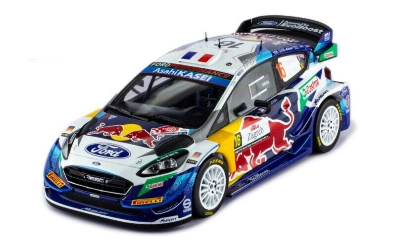 IXO 1:18 FORD FIESTA WRC #16 A.FOURMAUX - R.JAMOUL RALLY CROATIA 2021