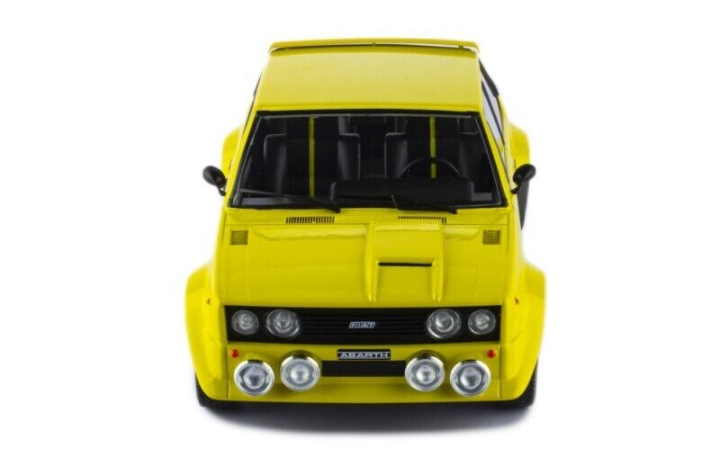 IXO 1:18 Scale Diecast Model - 1980 Fiat 131 Abarth in Yellow