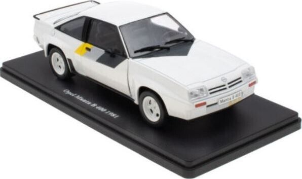 MAG 1:24 Scale Diecast Car - 1981 Opel Manta 400 in White - Blister Pack