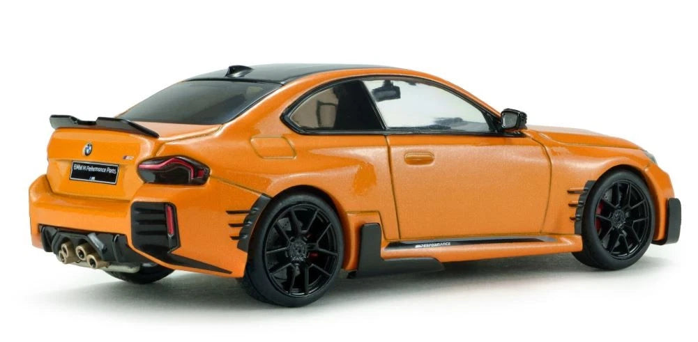 Solido 1:43 Diecast - 2024 BMW M2 M-Performance Parts (G87), Papaya Orange - S4314605