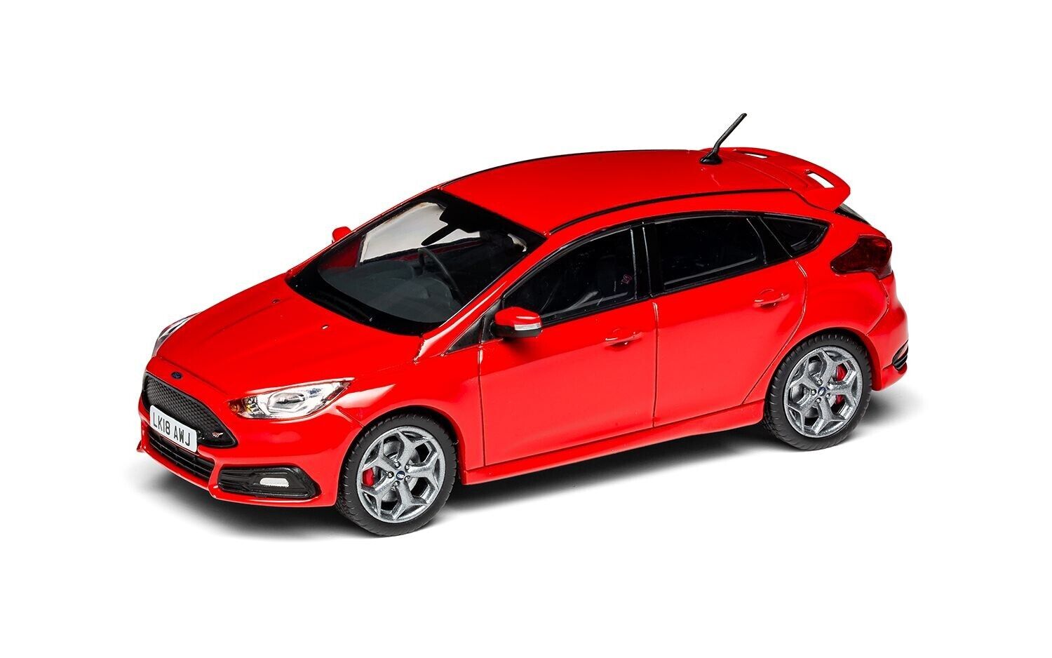 Corgi 1:43 Diecast Model Car VA15303 Ford Focus Mk3 ST-3 in Race Red