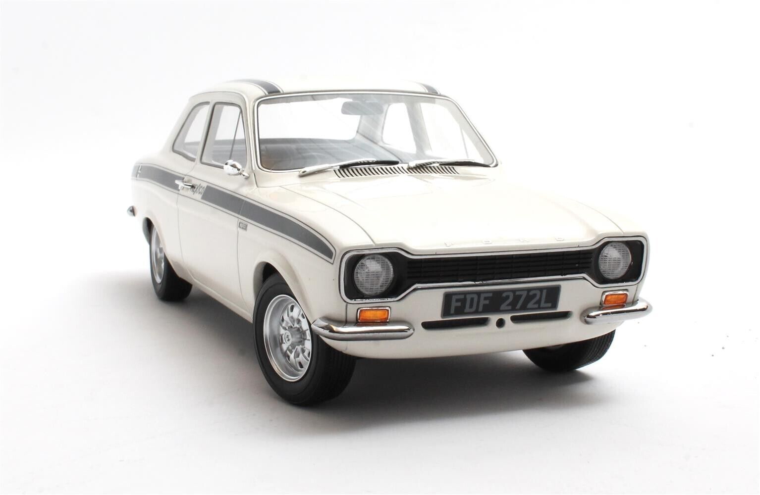 CULT 1:18 Scale Model 1973 Ford Escort Mk1 Mexico - White - CML063-4 - Only 96 Made