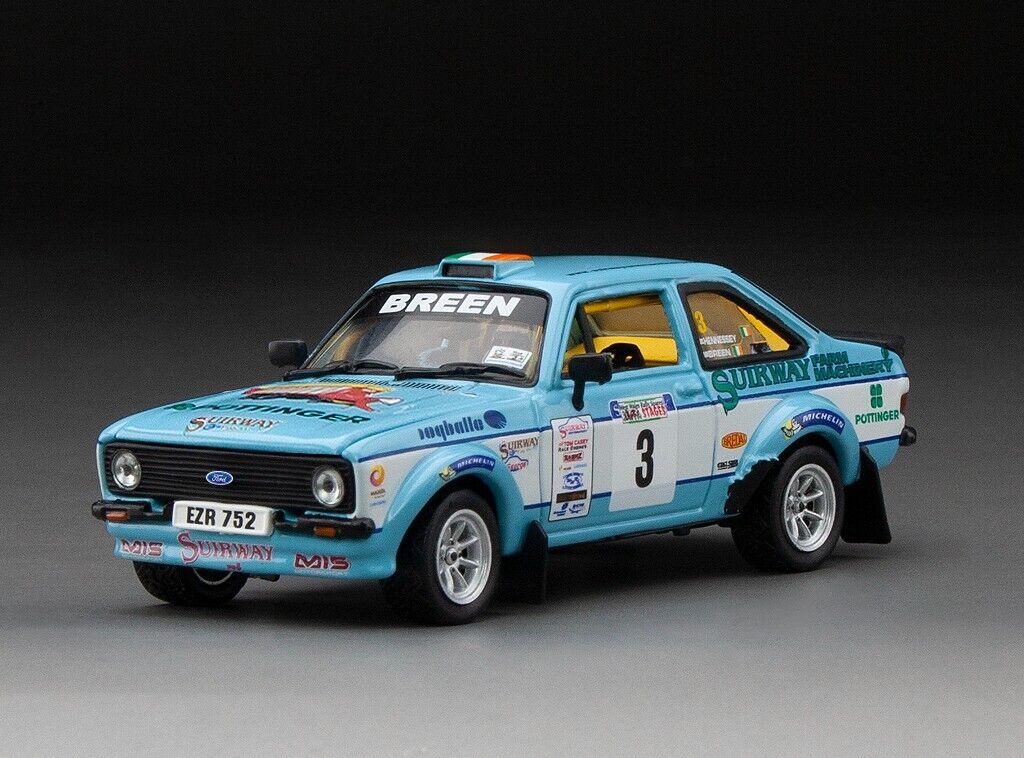 Vitesse 1:43 Ford Escort Mk2 RS 1800 #3 C. Breen - Winner West Wales Rally 2015