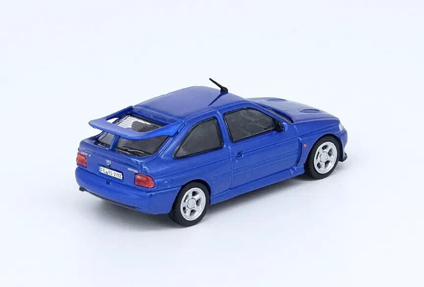 INNO64 1:64 Scale Diecast Model Car - Ford Escort RS Cosworth With Standard Alloys - Blue - RHD