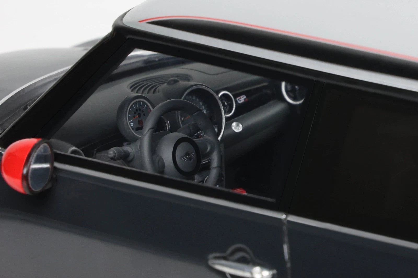 OTTO 1:18 Scale Resin - 2012 Mini Cooper JCW GP2 R56,Thunder Grey Metallic - OT497
