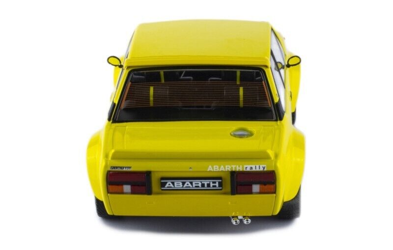 IXO 1:18 Scale Diecast Model - 1980 Fiat 131 Abarth in Yellow