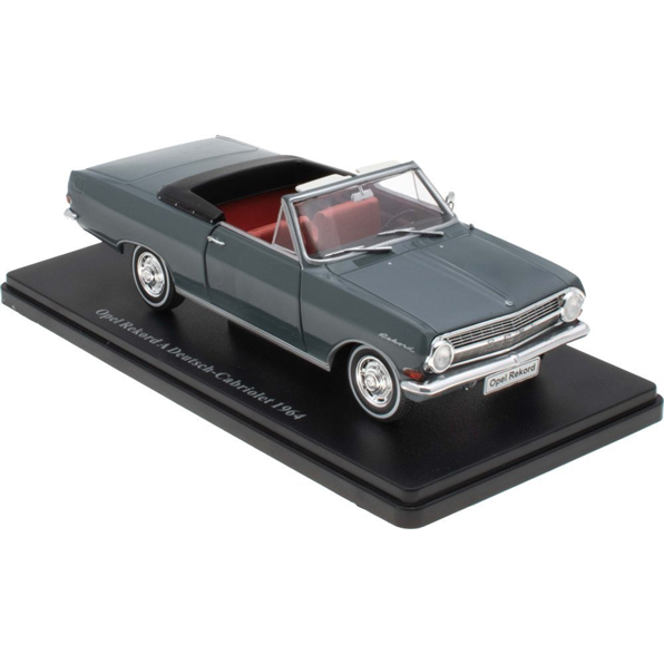 MAG 1:24 Scale Diecast Car - 1964 Opel Rekord A Deutsch-Cabriolet in Grey