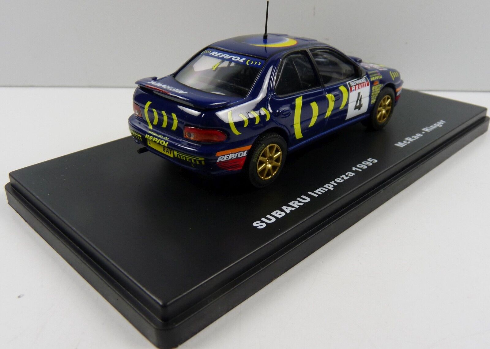 MAG 1:43 Scale Diecast Car Colin McRae Subaru Impreza Winner Network Q Rally 95
