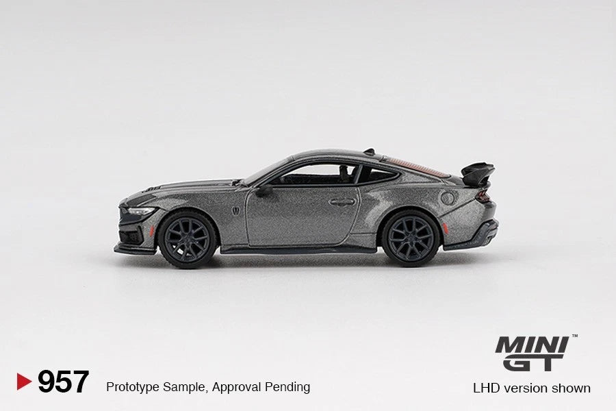 Mini GT 1:64 Diecast - Ford Mustang Shelby Dark Horse (RHD), Carbonised Grey - 957-R