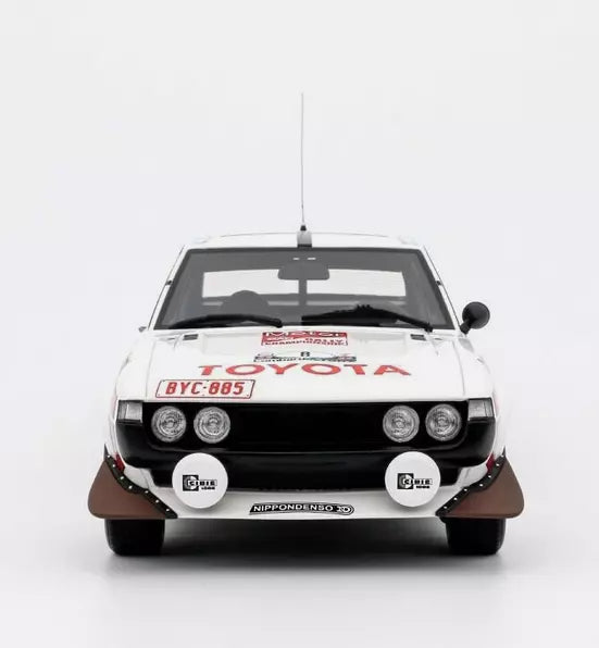 OTTO 1:18 Scale Resin - Toyota Celica 1600 2nd RAC Rally 1977, Hannu Mikkola - Red/White - OT1044