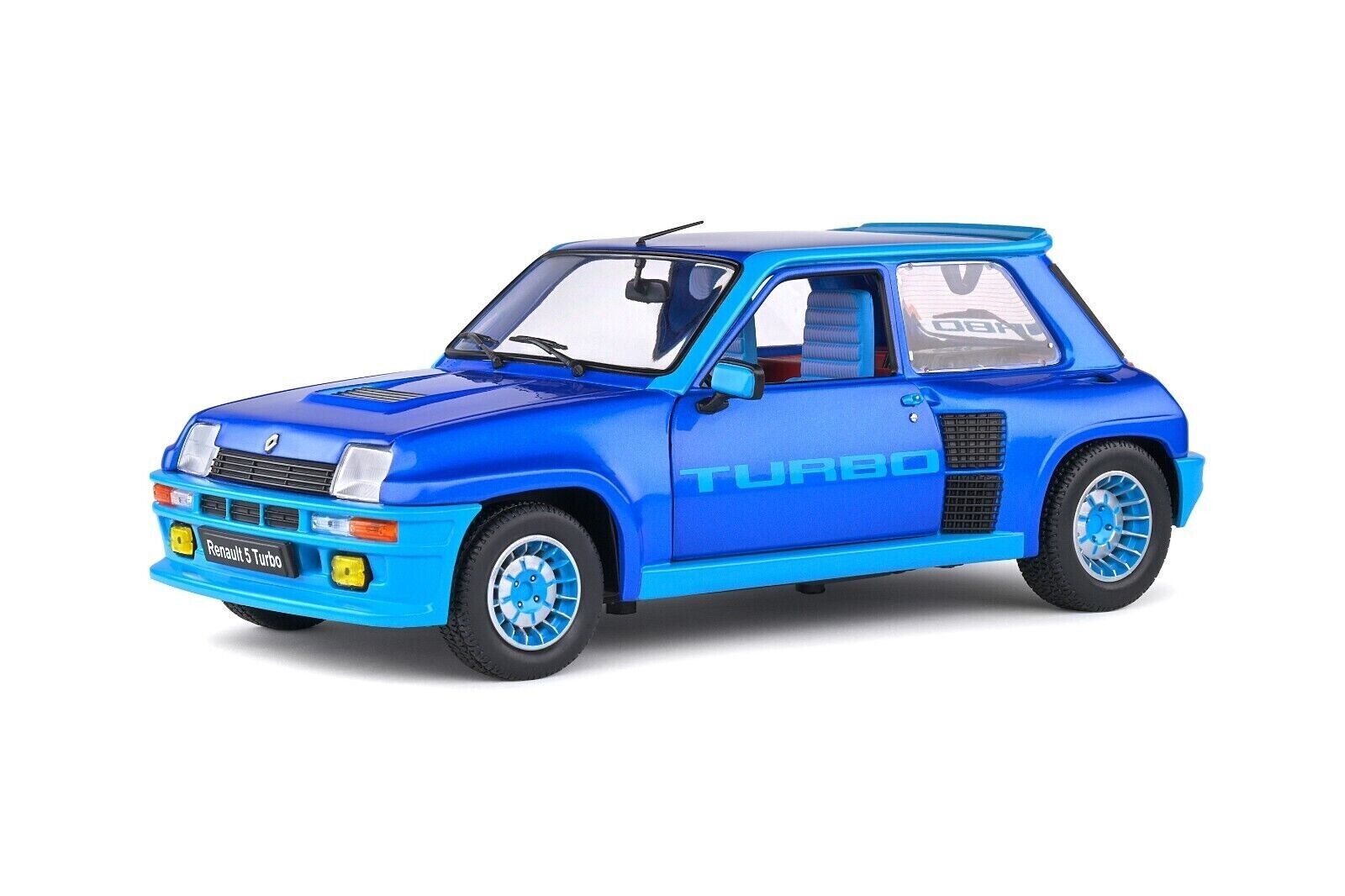 SOLIDO 1:18 Scale Diecast - 1981 Renault 5 Turbo in Blue