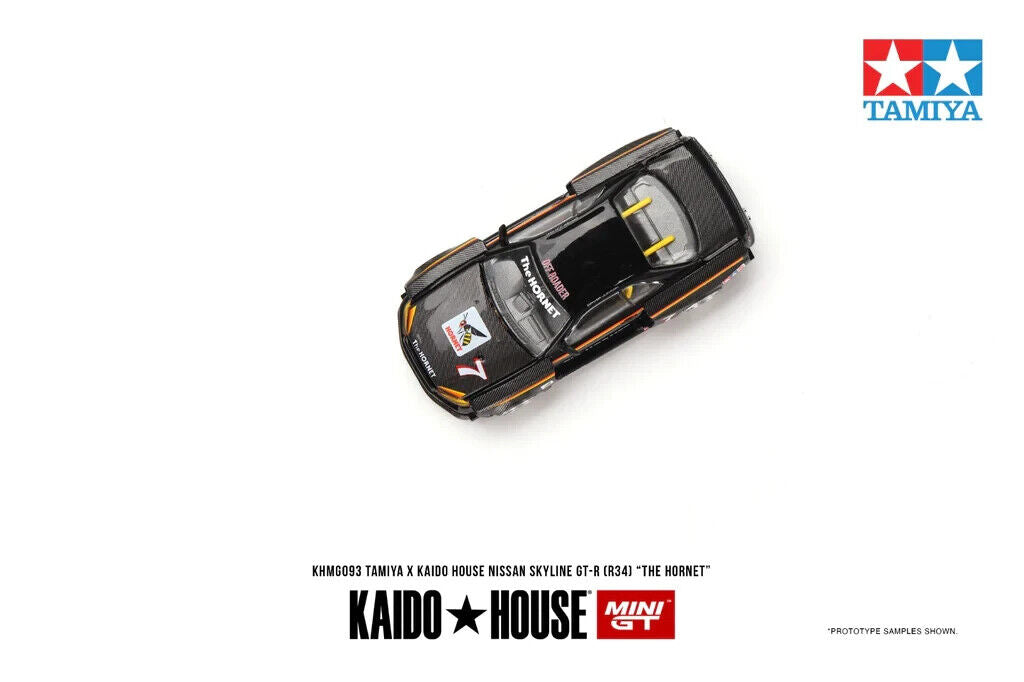 Mini Gt Kaido House 1:64 Nissan Skyline GT-R (R34) Tamiya X The Hornet - KHMG093