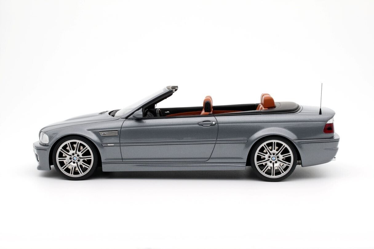 OTTO 1:18 Scale Resin Model Car - 2004 BMW E46 M3 Convertible - Grey (OT1006)