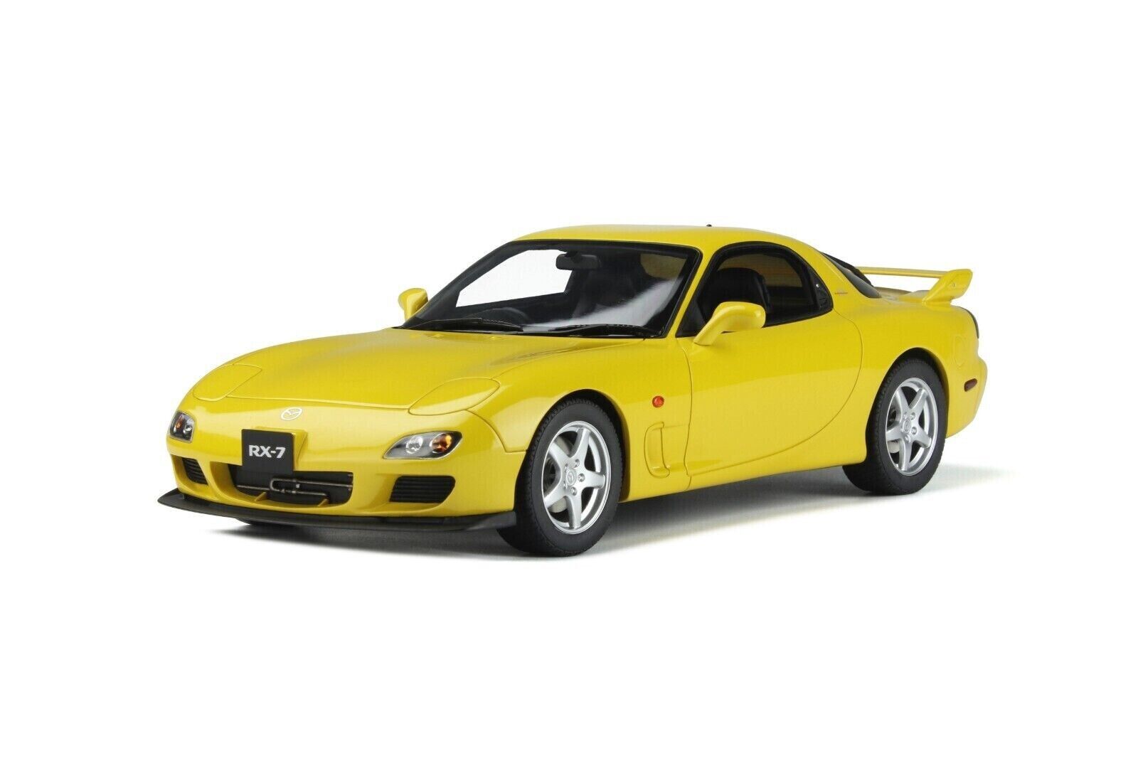 OTTO 1:18 Scale Resin Model Car - 1999 Mazda RX7 - FR Type R Bathurst R Yellow (OT397)