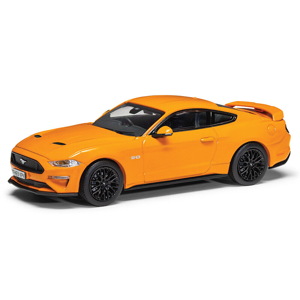 Corgi 1:43 Diecast Model Car VA15502 Ford Mustang Mk6 GT Fastback, Orange Fury