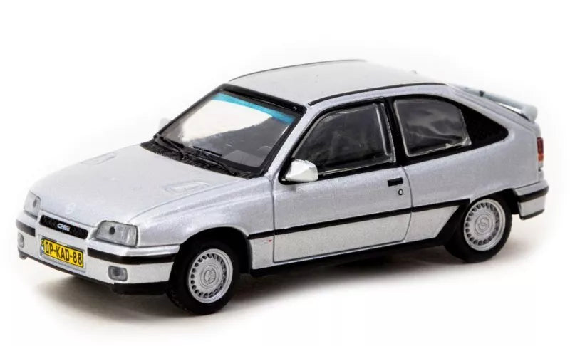 TARMAC WORKS 1:64 Scale Diecast, Opel Kadett E (Astra Mk2) GSi, Silver - T64G-065-SL