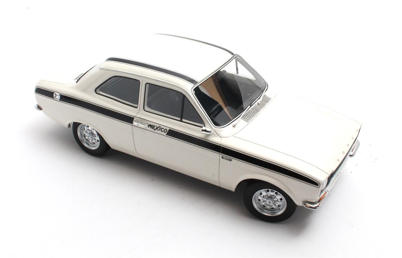 CULT 1:18 Scale Model 1973 Ford Escort Mk1 Mexico - White - CML063-4 - Only 96 Made
