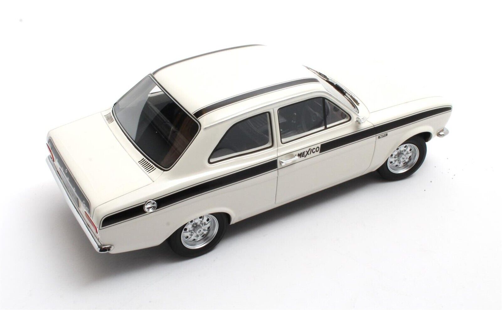 CULT 1:18 Scale Model 1973 Ford Escort Mk1 Mexico - White - CML063-4 - Only 96 Made