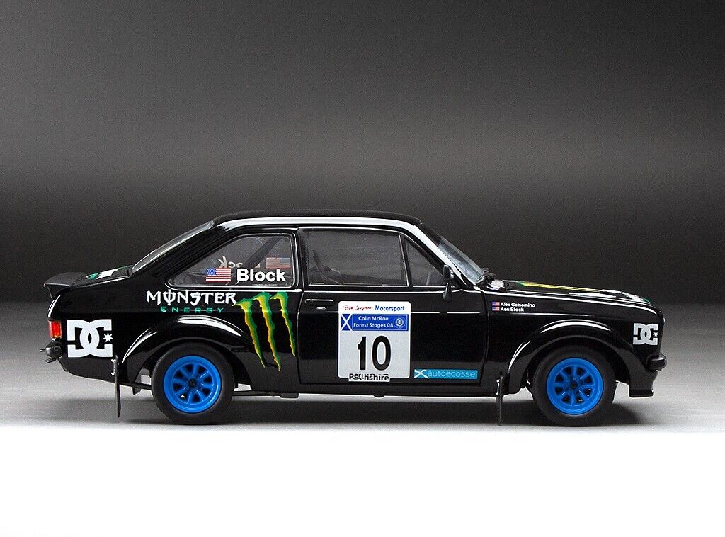 Sunstar 1:18 Ford Escort RS1800 – #10 Ken Block/A.Gelsomino – Colin McRae Forest Stages 2008 - 4858
