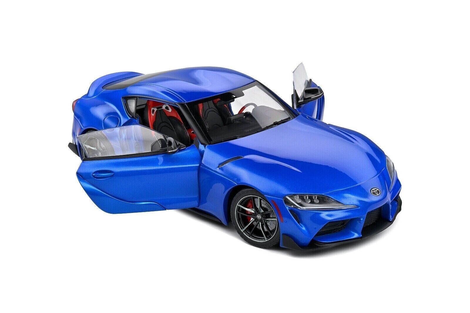 SOLIDO 1:18 Scale Diecast Model, 2021 Toyota GR Supra in Horizon Blue Metallic