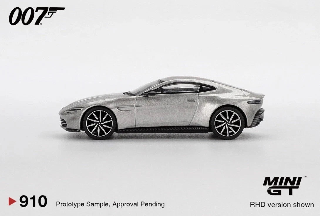 Mini GT 1:64 Aston Martin DB10 James Bond 007 Spectre, English RHD - BLISTER PACKAGING - MGT00910-007E