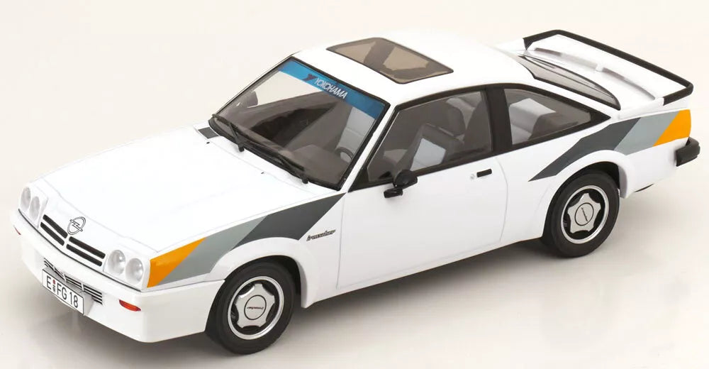 Norev 1:18 Scale Diecast - 1984 Opel Manta B Irmsher (The Movie Fred) - White- 183306