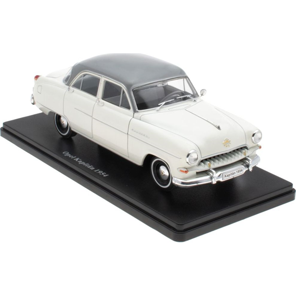 MAG 1:24 Scale Diecast Car - 1954 Opel Kapitan in White - Blister Pack