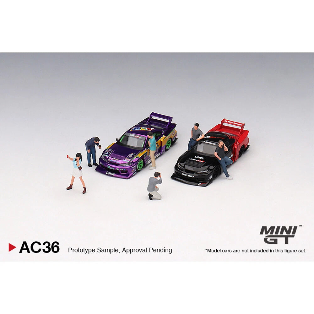 Mini GT 1:64 Diecast Figures, Car Inthusiasts - MGTAC36
