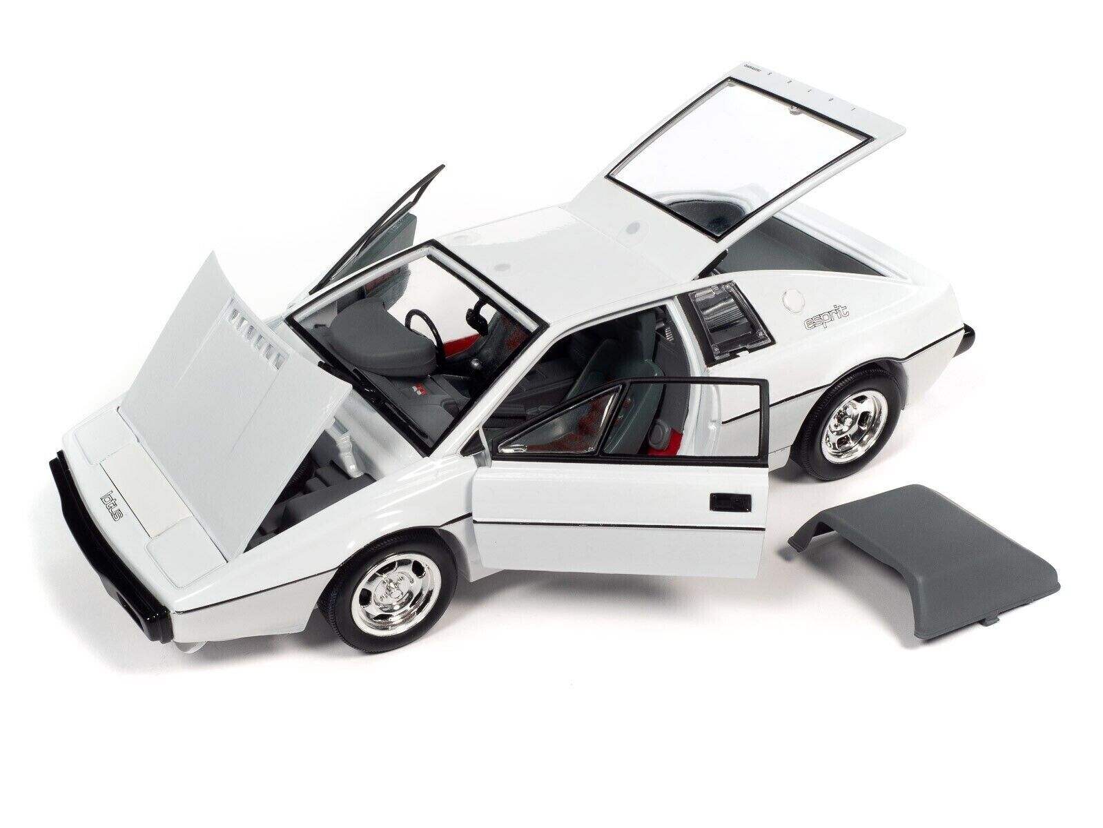 AUTO WORLD 1:18 LOTUS ESPRIT SERIES 1 model road car White Bond 007 AWSS132