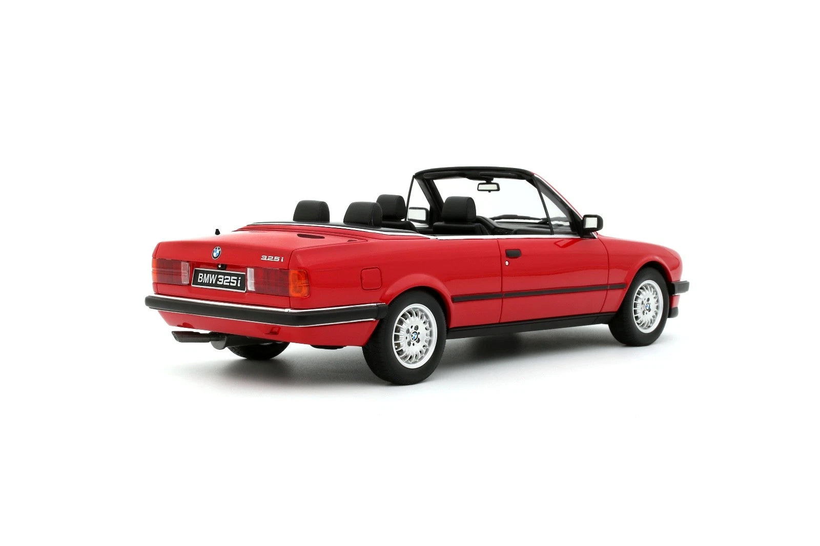 OTTO 1:18 Scale Resin Model Car - 1986 BMW E30 325i Convertible, Red - OT1194