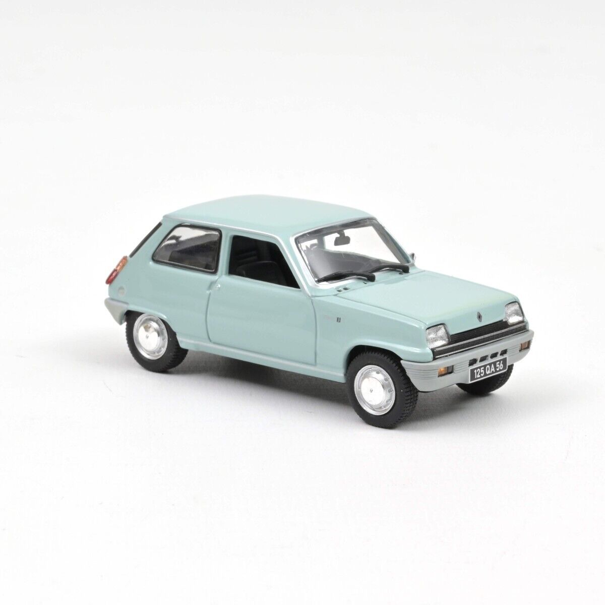 NoRev 1:43 Scale Diecast Model Car, 1972 Renault 5 TL in Clear Blue